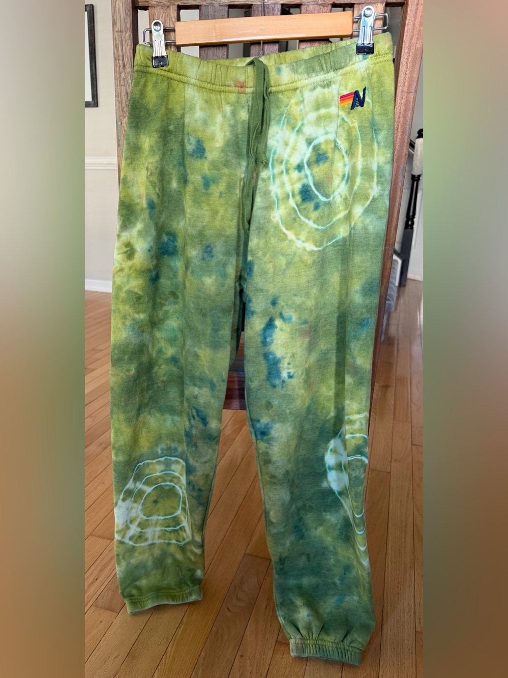 Aviator Nation Yellow-Green Tie-Dye Sweatshirt - Picture 11 of 11